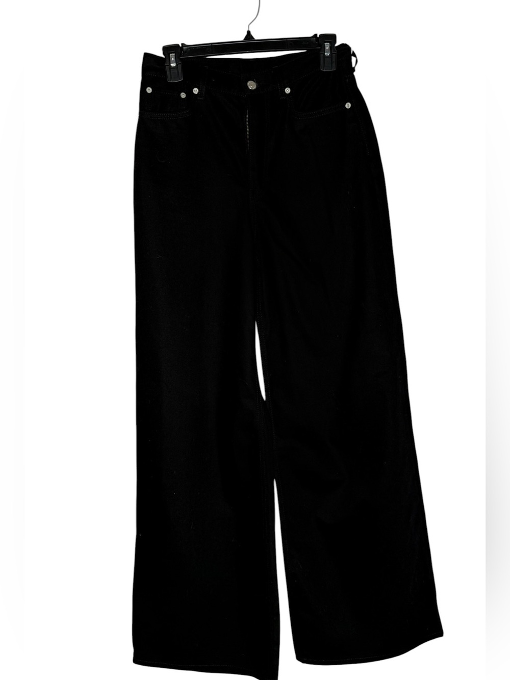 COS High-Rise Wide-Leg Jeans | Black | Size 27 | NWT